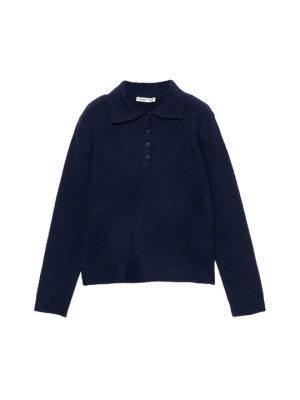 Koszulka polo PULL&BEAR granatowy