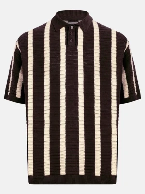 Koszulka polo Redefined Rebel brązowy