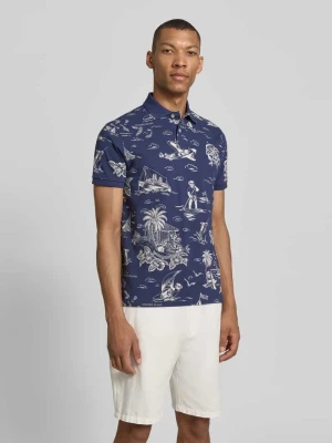 Koszulka polo Regular Fit z czystej bawełny Polo Ralph Lauren Granatowy