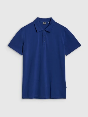 4F Koszulka polo regular męska - granatowa XXL