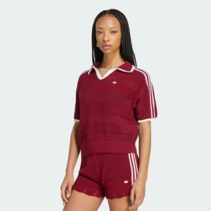 KOSZULKA POLO RESORT S W Adidas Collegiate Burgundy