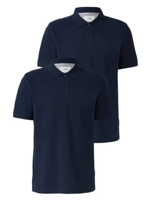 Koszulka polo s.Oliver ciemnozielony