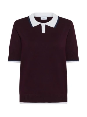Koszulka polo Saint Tropez bordowy