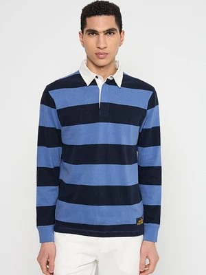 Koszulka polo Scotch & Soda niebieski