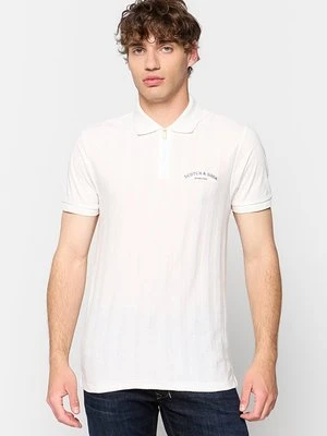 Koszulka polo Scotch & Soda biały
