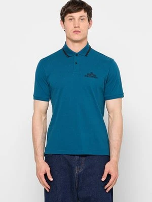 Koszulka polo Scotch & Soda niebieski