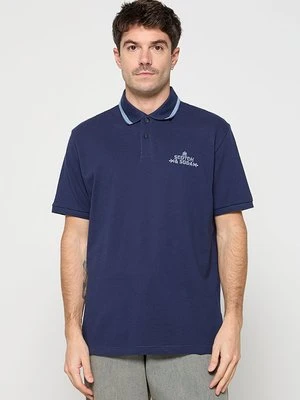 Koszulka polo Scotch & Soda granatowy