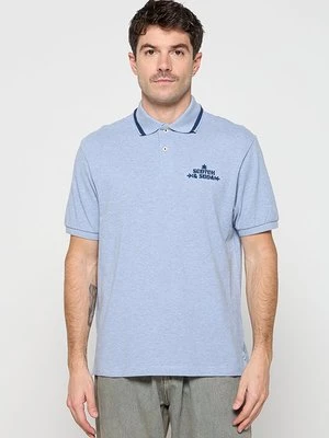 Koszulka polo Scotch & Soda jasnoniebieski