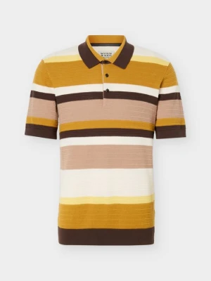 Koszulka polo Scotch & Soda brązowy