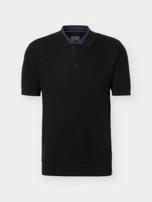 Koszulka polo Scotch & Soda czarny