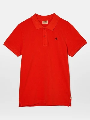 Koszulka polo Scotch & Soda czerwony