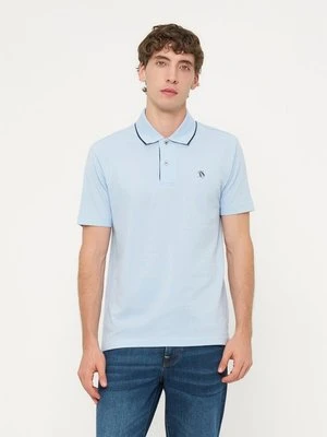 Koszulka polo Scotch & Soda granatowy