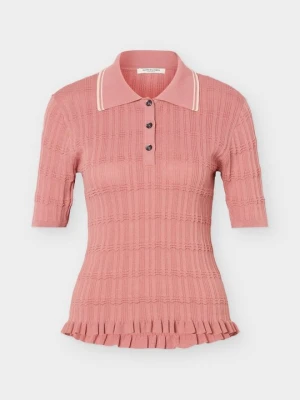 Koszulka polo Scotch & Soda jasnoróżowy