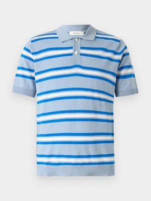 Koszulka polo Selected niebieski