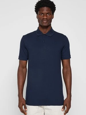 Koszulka polo Selected granatowy