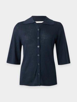 Koszulka polo Selected granatowy