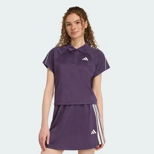 Koszulka polo Stadium z 3 paskami, inspirowana tenisem, z tkaniny żakardowej Adidas