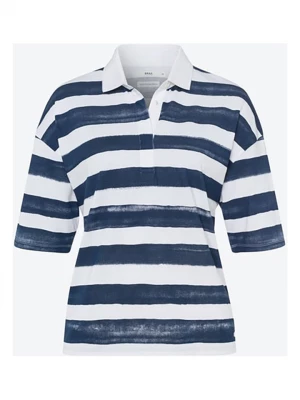 BRAX Koszulka polo "Style Clea" w kolorze biało-niebieskim rozmiar: 36