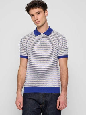Koszulka polo Ted Baker niebieski