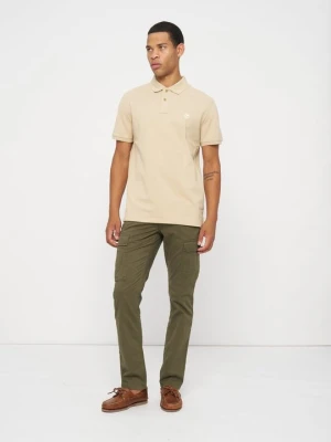 Koszulka polo Timberland brązowy