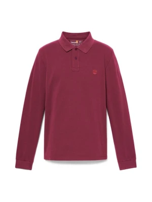 Koszulka polo Timberland ciemnoczerwony