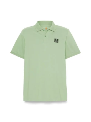 Koszulka polo Timberland jasnozielony
