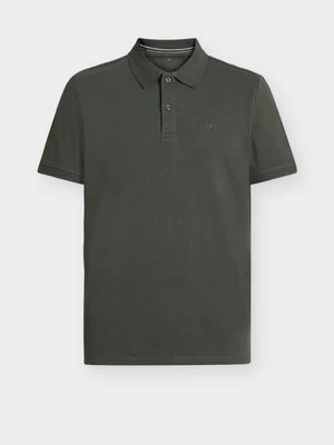 Koszulka polo Tom Tailor ciemnozielony
