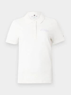 Koszulka polo Tommy Hilfiger mleczny