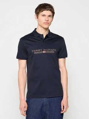 Koszulka polo Tommy Hilfiger niebieski