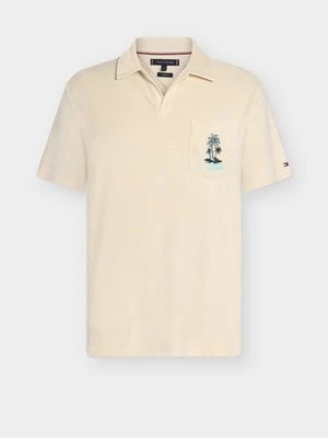 Koszulka polo Tommy Hilfiger beżowy