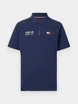 Koszulka polo Tommy Hilfiger granatowy