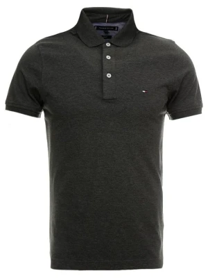 Koszulka polo Tommy Hilfiger antracytowy