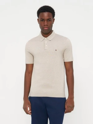 Koszulka polo Tommy Hilfiger beżowy