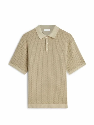 Koszulka polo Tommy Hilfiger beżowy