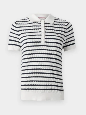 Koszulka polo Tommy Hilfiger beżowy