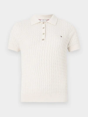 Koszulka polo Tommy Hilfiger beżowy