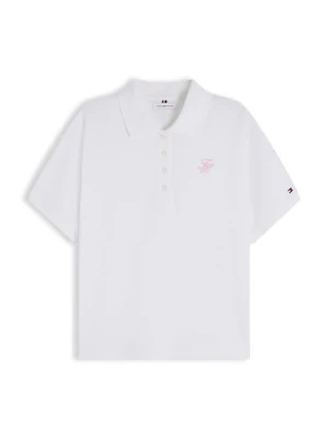 Koszulka polo Tommy Hilfiger biały