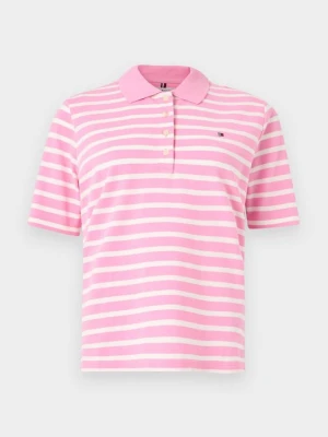 Koszulka polo Tommy Hilfiger bordowy