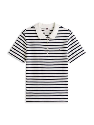 Koszulka polo Tommy Hilfiger mleczny