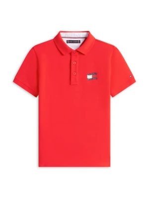 Koszulka polo Tommy Hilfiger czerwony
