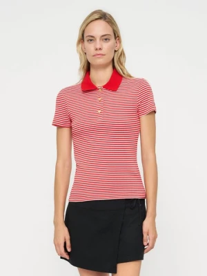 Koszulka polo Tommy Hilfiger czerwony