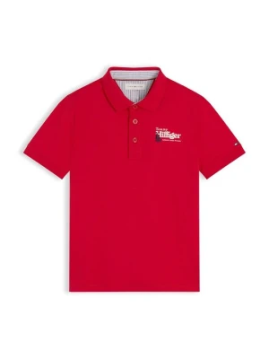 Koszulka polo Tommy Hilfiger czerwony