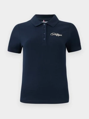 Koszulka polo Tommy Hilfiger granatowy