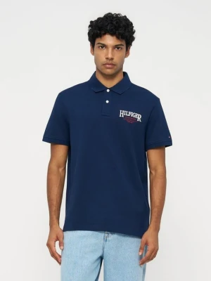 Koszulka polo Tommy Hilfiger granatowy
