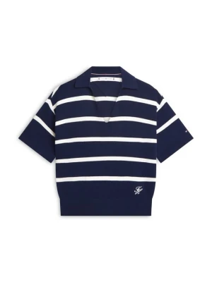 Koszulka polo Tommy Hilfiger granatowy