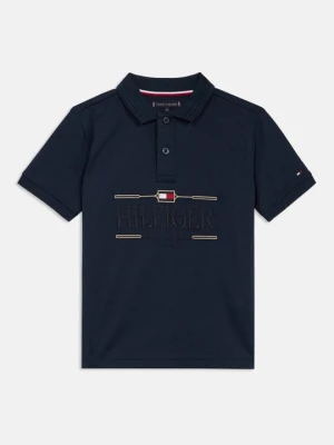 Koszulka polo Tommy Hilfiger granatowy