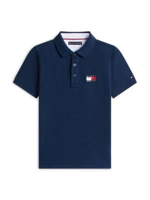 Koszulka polo Tommy Hilfiger granatowy