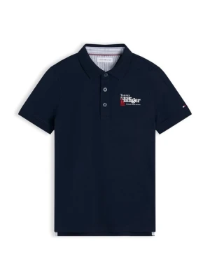 Koszulka polo Tommy Hilfiger granatowy