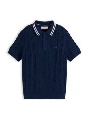 Koszulka polo Tommy Hilfiger granatowy