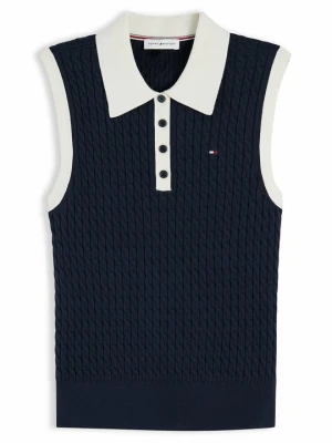 Koszulka polo Tommy Hilfiger granatowy